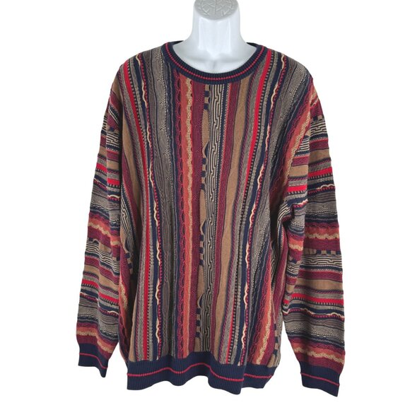 Norm Thompson Multicolor Crewneck Sweater - Picture 1 of 9